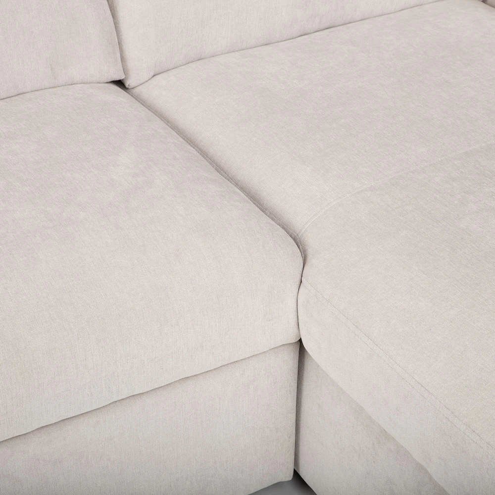 Home4You Kampinė sofa-lova „SCALA“, šviesiai pilkos spalvos