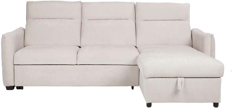 Home4You Kampinė sofa-lova „SCALA“, šviesiai pilkos spalvos