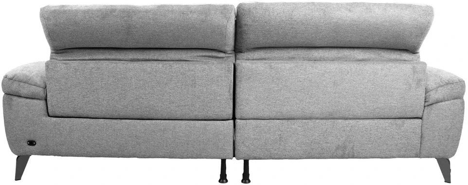 Home4You Elektrinė kampinė sofa LUZERN KK, pilkas