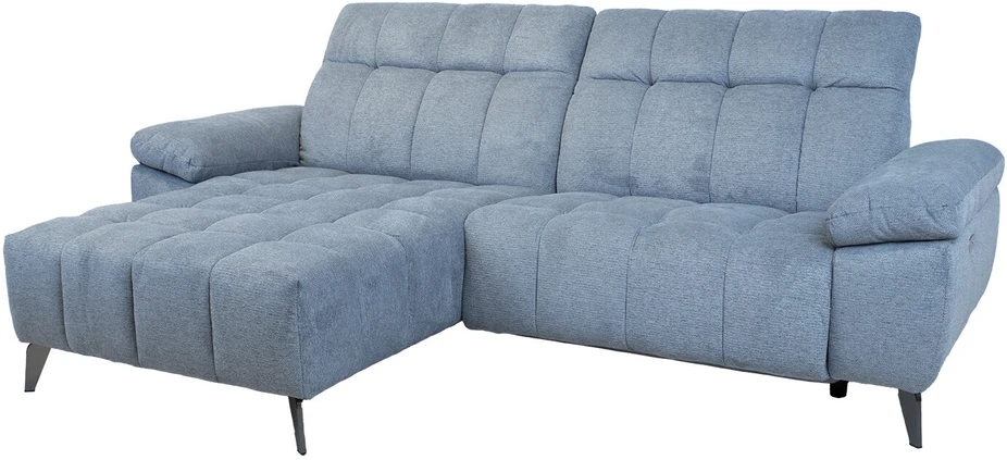 Home4You Elektrinė kampinė sofa LUZERN kairysis kampinis