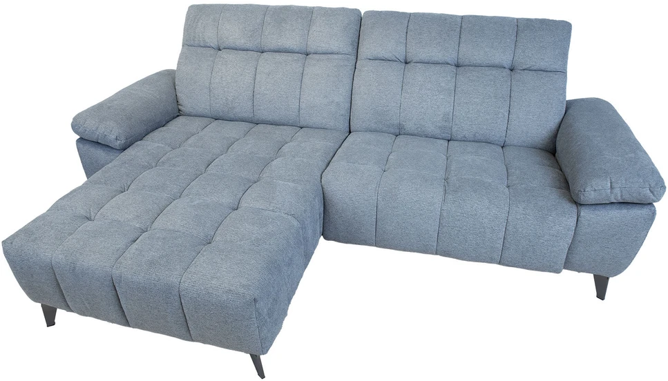 Home4You Elektrinė kampinė sofa LUZERN kairysis kampinis