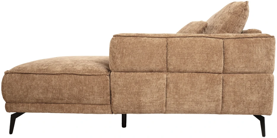 Home4You Kampinė sofa OLIVIA RC, smėlio spalvos
