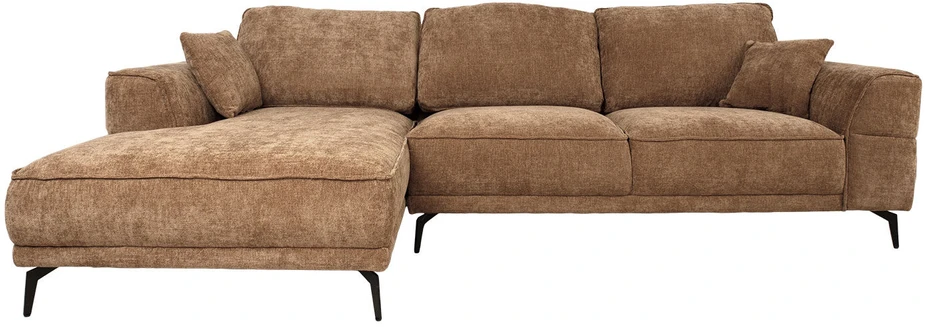Home4You Kampinė sofa OLIVIA KK, smėlio