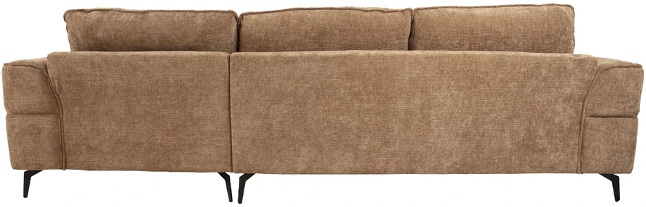 Home4You Kampinė sofa OLIVIA RC, smėlio spalvos