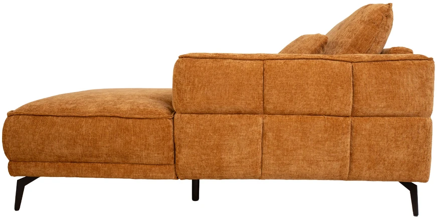 Home4You Kampinė sofa OLIVIA RC, ruda