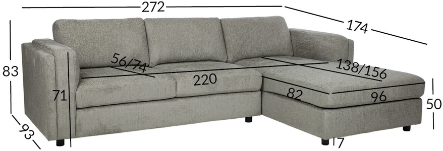 Home4You Kampinė sofa SIRE RC Žalia