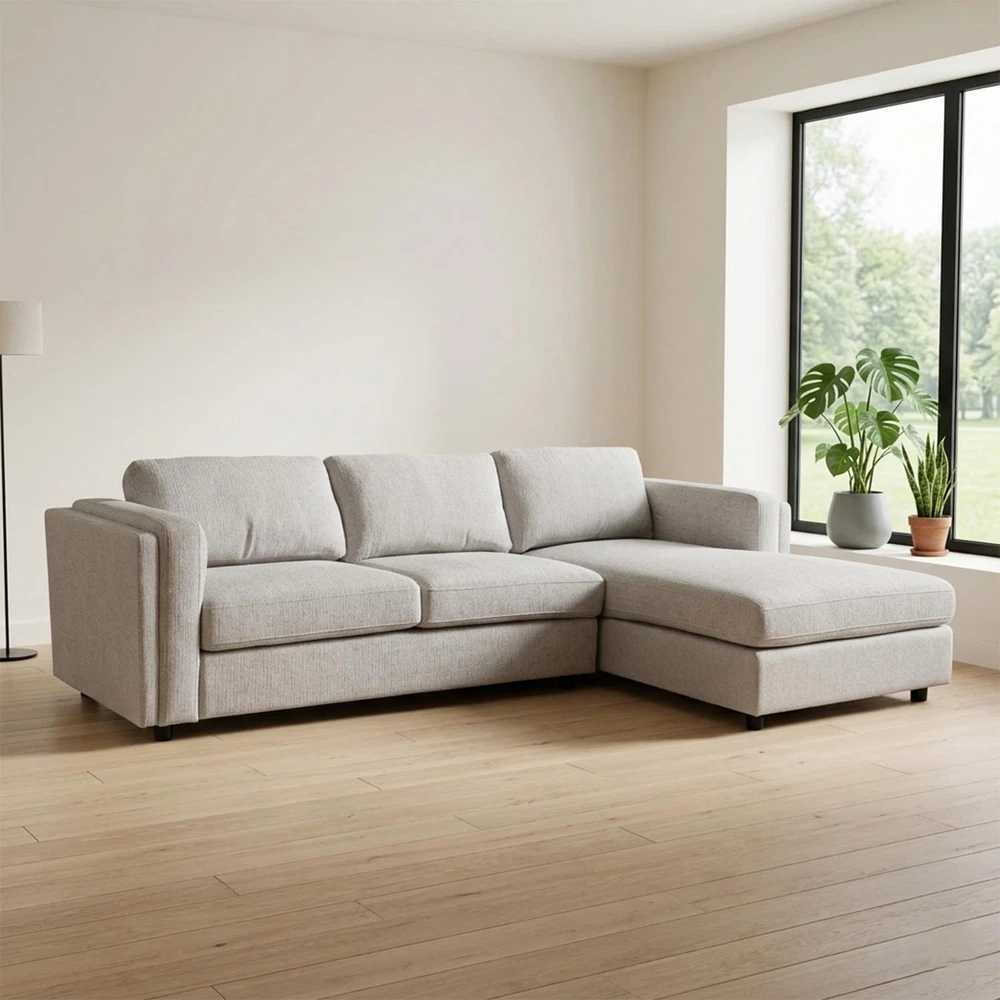 Home4You Kampinė sofa SIRE RC, pilka