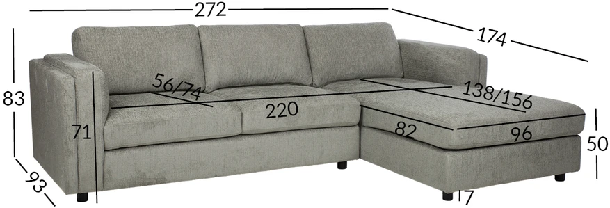 Home4You Kampinė sofa SIRE RC, žalia