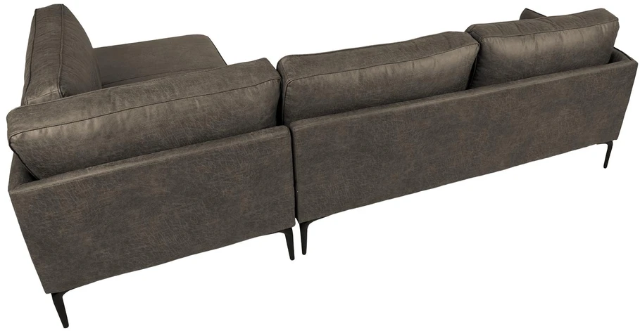 Home4You Kampinė sofa SOFIA DK, žalsvai ruda