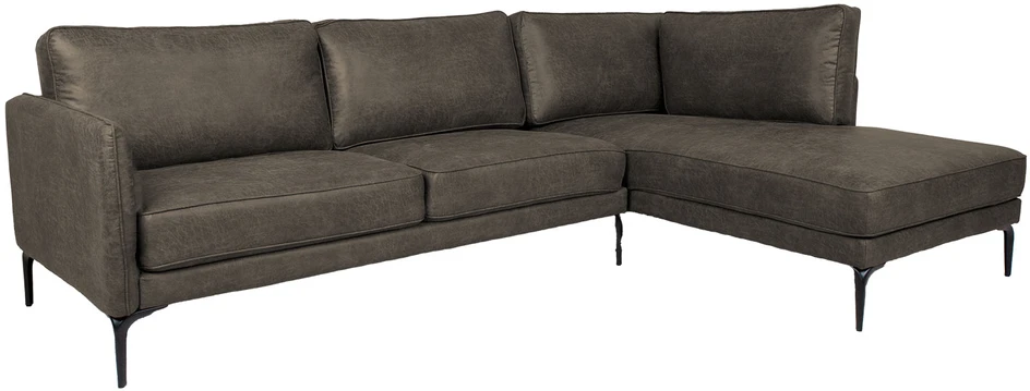 Home4You Kampinė sofa SOFIA DK, žalsvai ruda