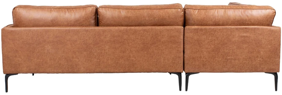Home4You Kampinė sofa SOFIA KK, ruda