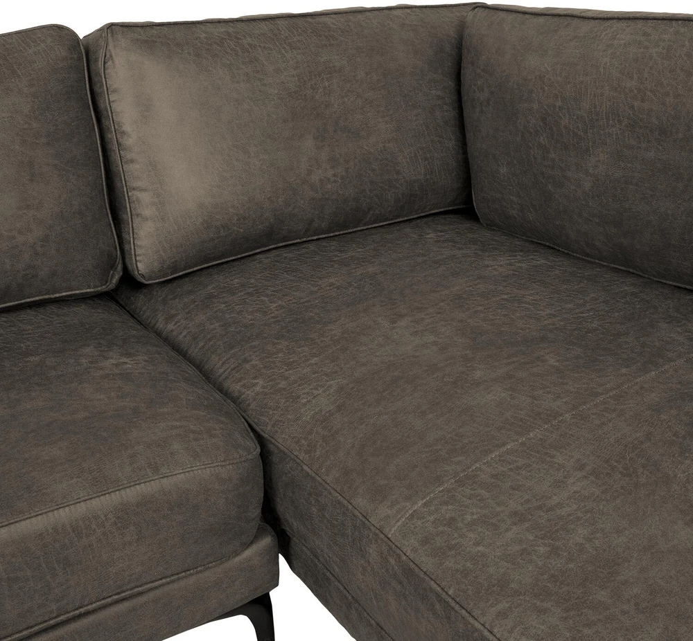 Home4You Kampinė sofa SOFIA DK, žalsvai ruda