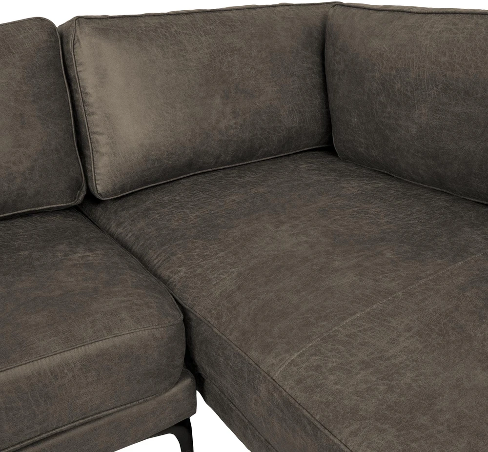 Home4You Kampinė sofa SOFIA DK, žalsvai ruda