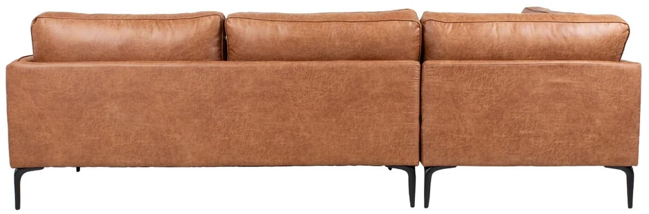 Home4You Kampinė sofa SOFIA KK, ruda