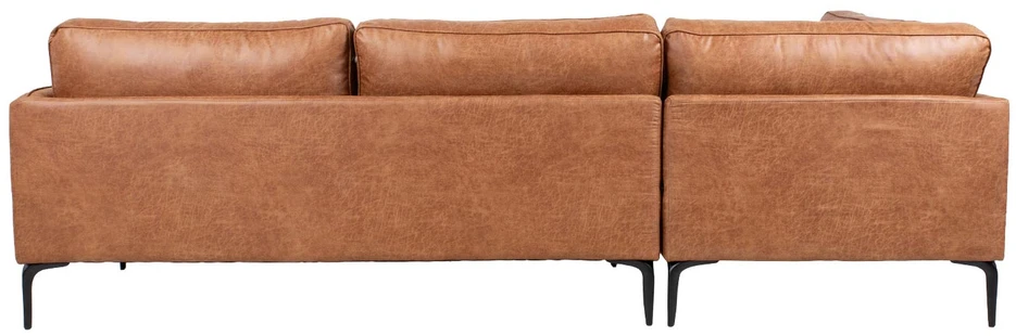 Home4You Kampinė sofa SOFIA KK, ruda