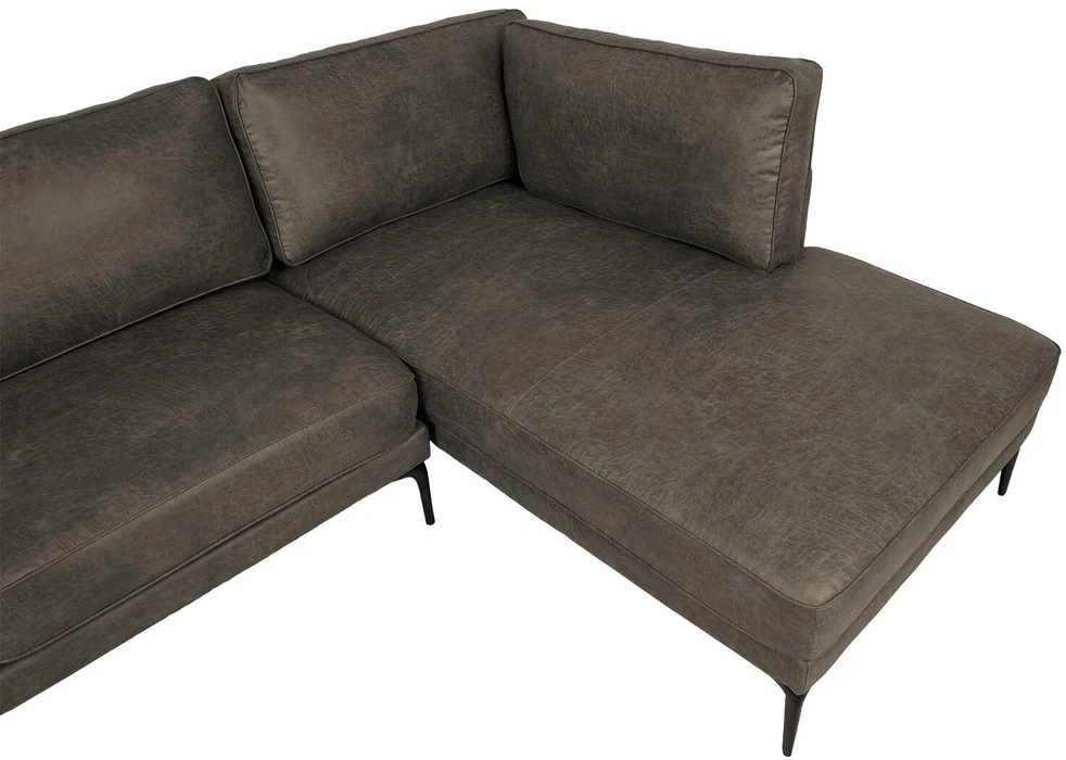 Home4You Kampinė sofa SOFIA DK, žalsvai ruda