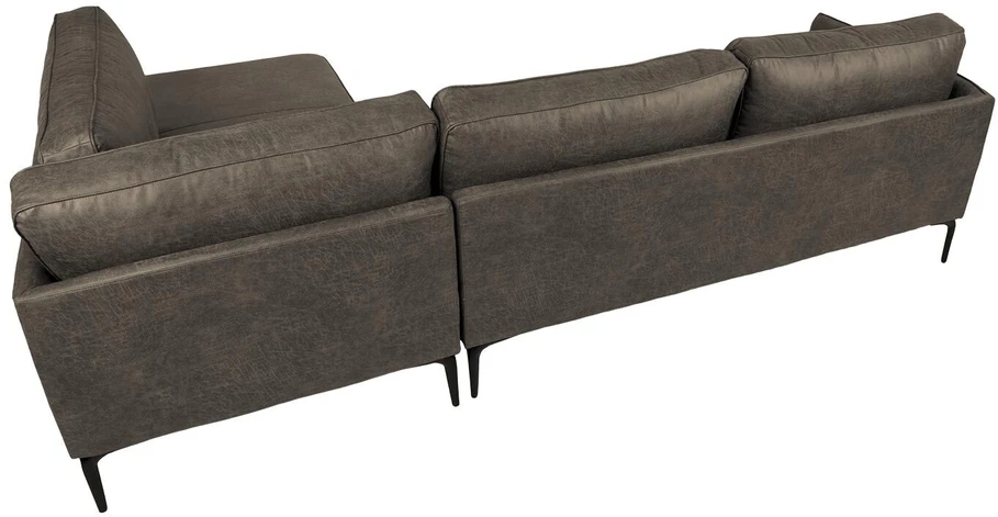 Home4You Kampinė sofa SOFIA DK, žalsvai ruda