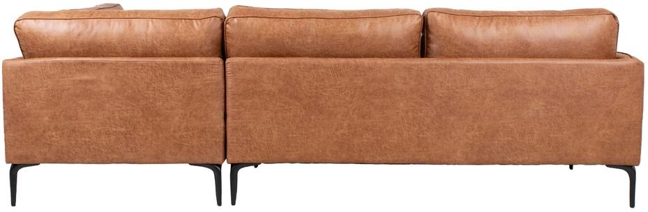 Home4You Kampinė sofa SOFIA DK, ruda