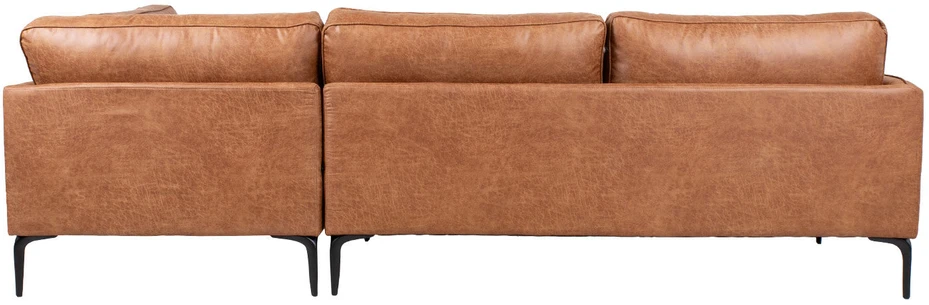 Home4You Kampinė sofa SOFIA DK, ruda