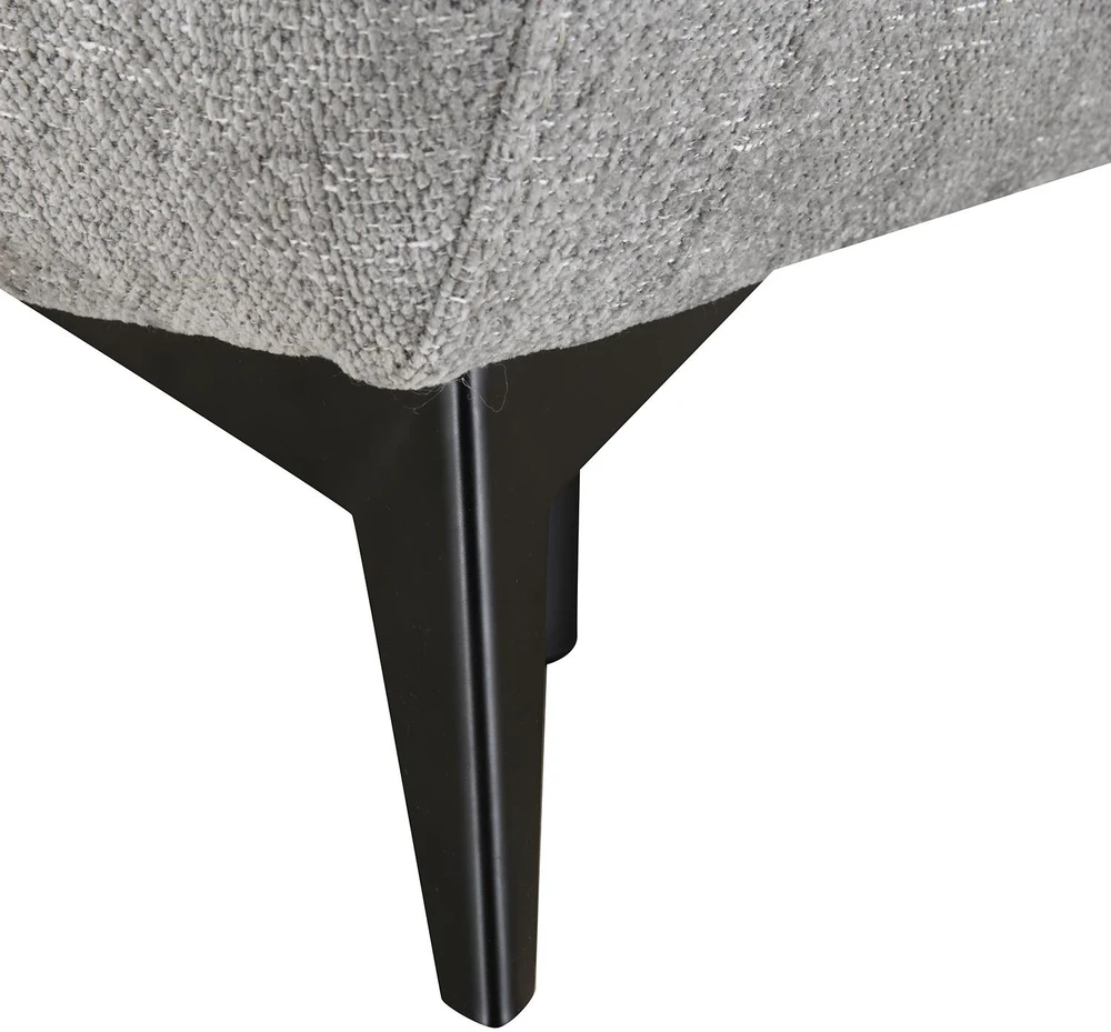 Home4You Kampinė sofa „HAMID LC“, su elektrine atlošimo funkcija, pilkos spalvos