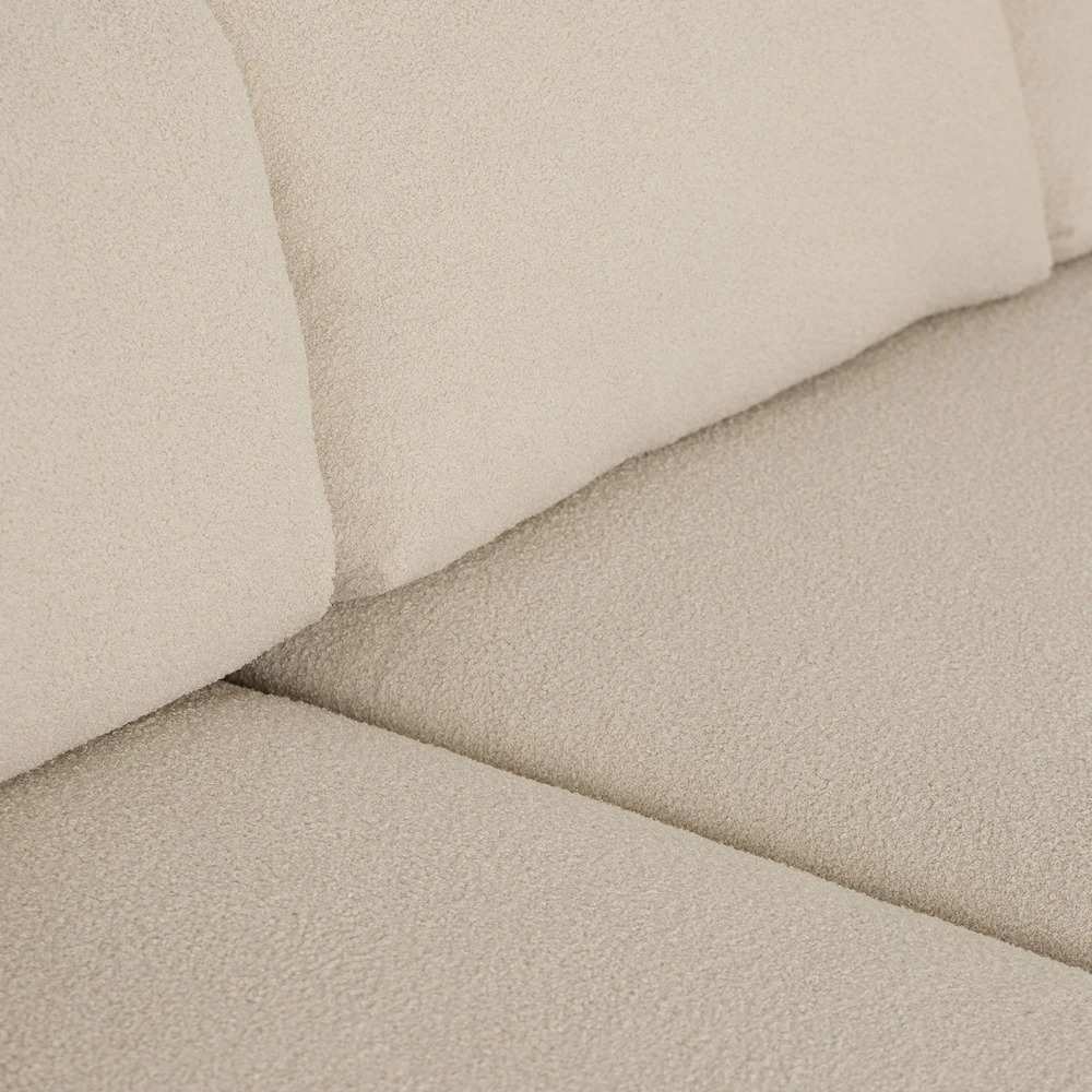 Home4You Kampinė sofa VALERY VN Kreminė, Išskleidžiama