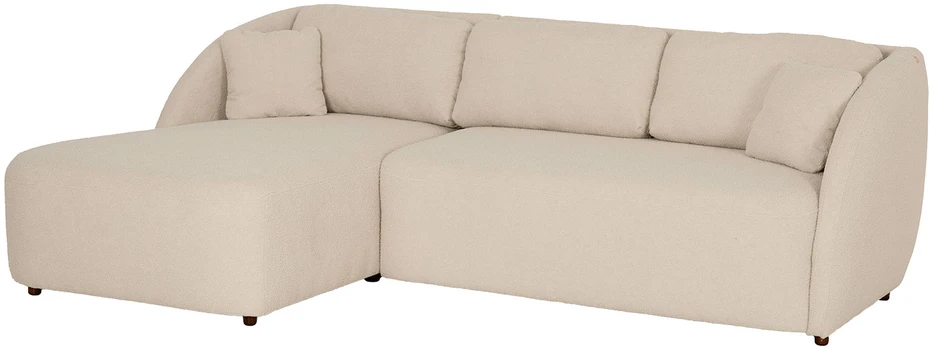 Home4You Kampinė sofa VALERY VN Kreminė, Išskleidžiama