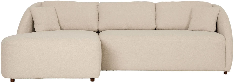 Home4You Kampinė sofa VALERY VN Kreminė, Išskleidžiama