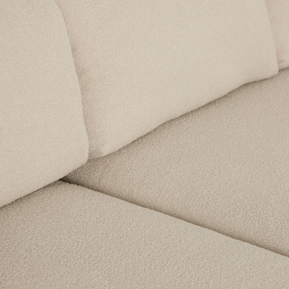 Home4You Kampinė sofa VALERY VN Kreminė, Išskleidžiama