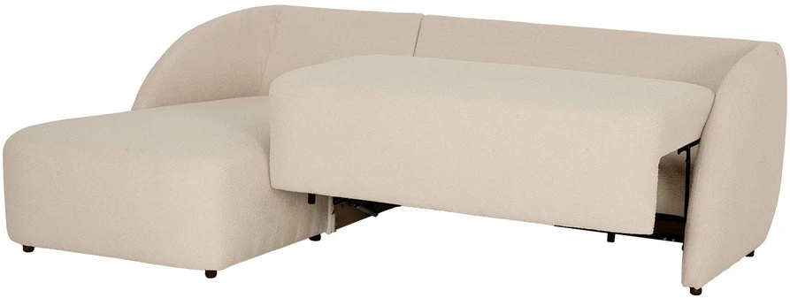 Home4You Kampinė sofa VALERY VN Kreminė, Išskleidžiama