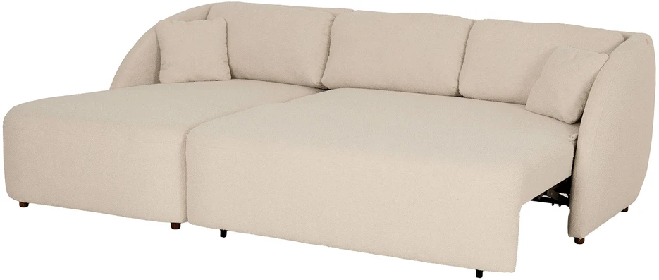 Home4You Kampinė sofa VALERY VN Kreminė, Išskleidžiama