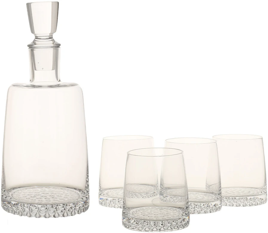 Home4You Karafo rinkinys DECA 1L + 4 stiklinės