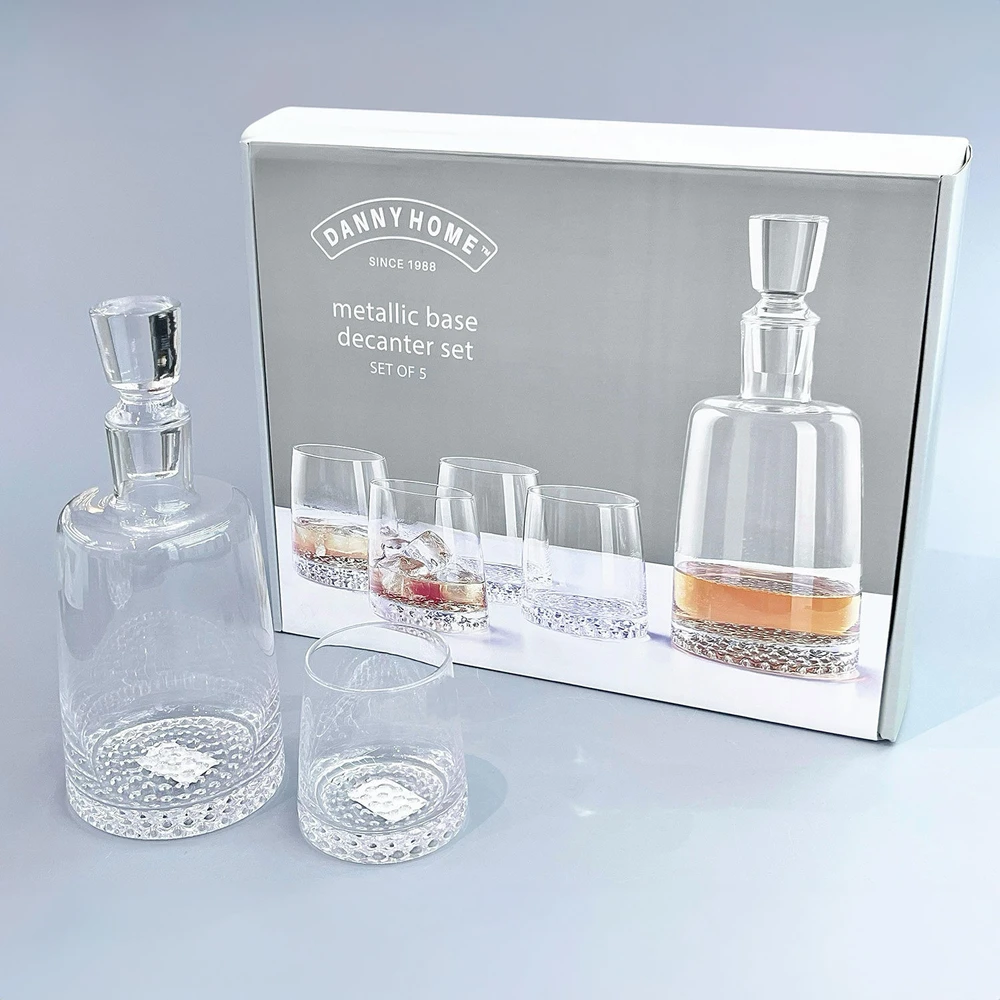 Home4You Karafo rinkinys DECA 1L + 4 stiklinės