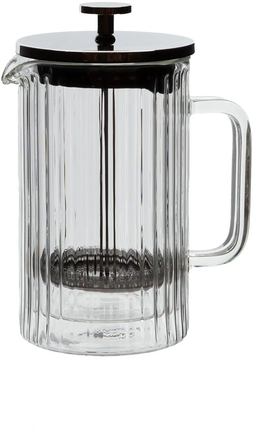 Home4You Prancūziškas kavos filtras „FRENCH DOUBLE“ 600 ml dvigubos sienelės stiklinis indas