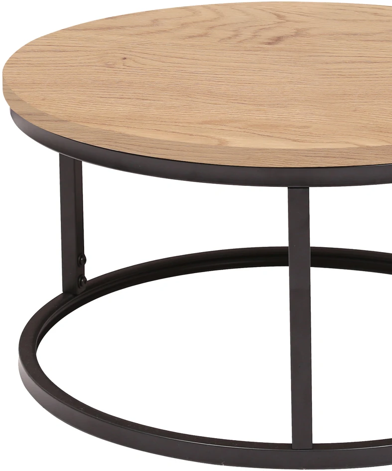 Home4You Kavos staliukas BRITE D60xH32cm, šviesaus medžio