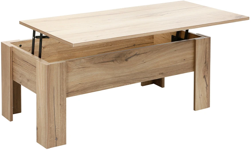Home4You Kavos staliukas HANNES 100x50xH42cm Rustic melaminas