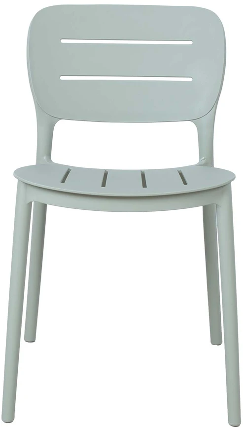 Home4You Kėdė MANGO 42,5x53,5xH79cm Žalsvai pilkas plastikas