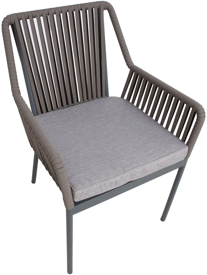 Home4You Chair ANDROS pilkas/taupe