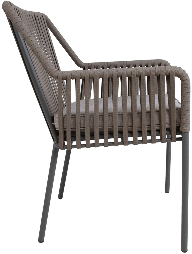 Home4You Chair ANDROS pilkas/taupe