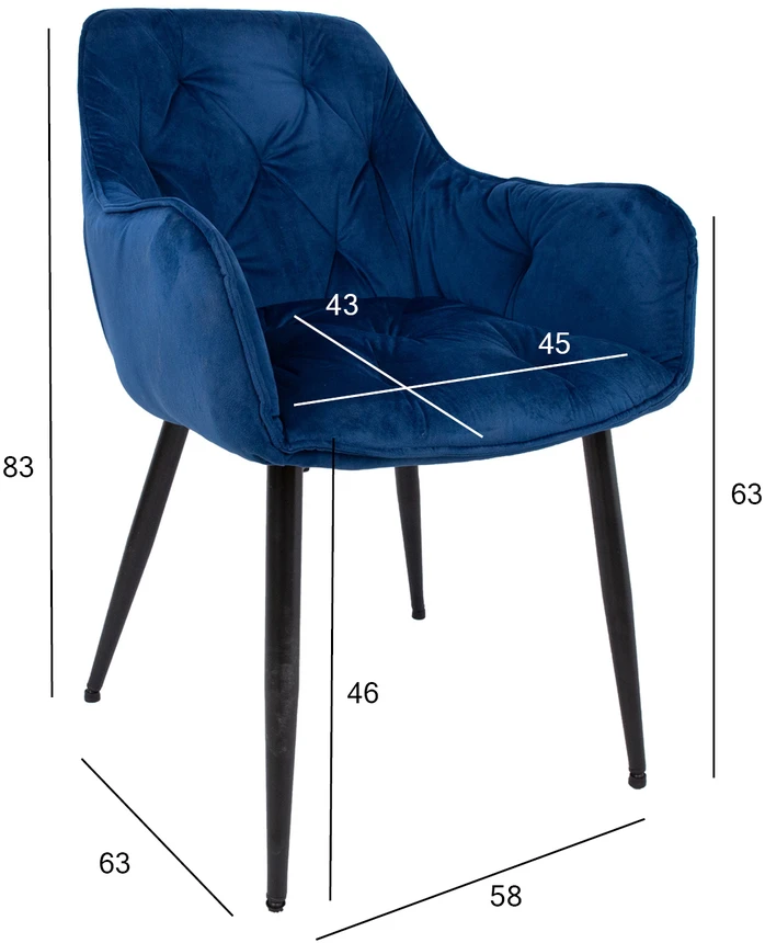 Chair BRITA mėlynas