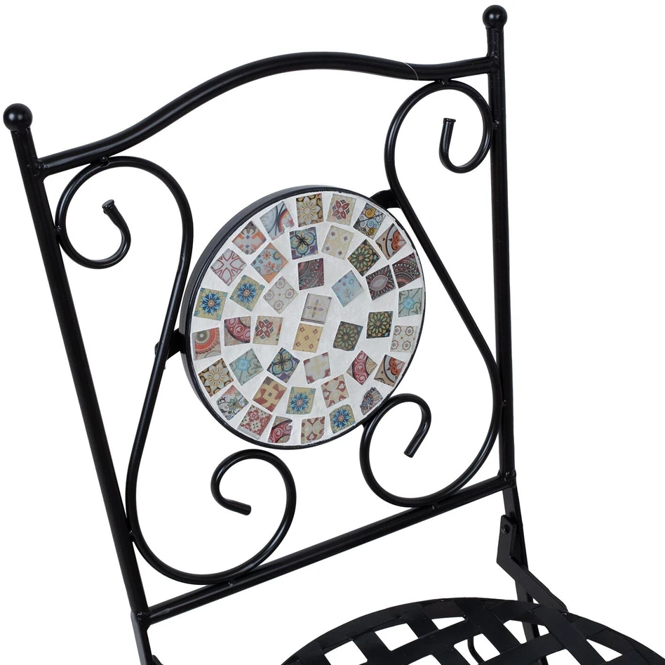 Home4You Chair CHECKER juodas metal