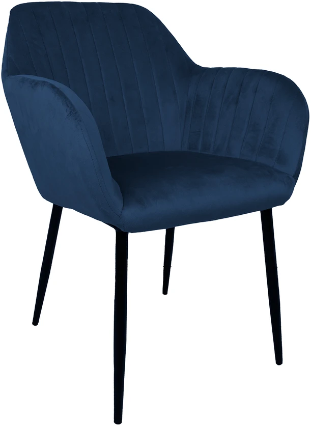 Home4You Chair EVELIN dark mėlynas velvet