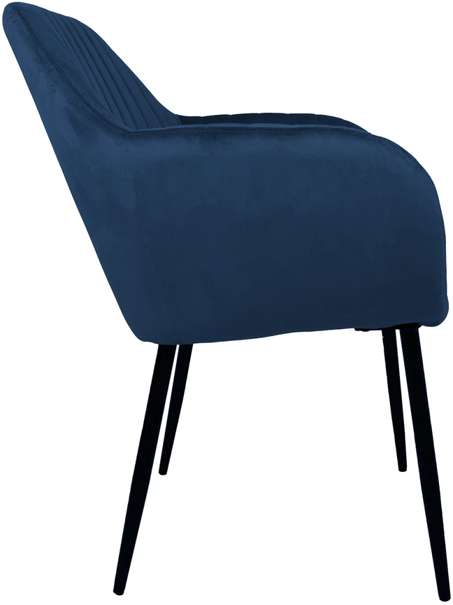Home4You Chair EVELIN dark mėlynas velvet