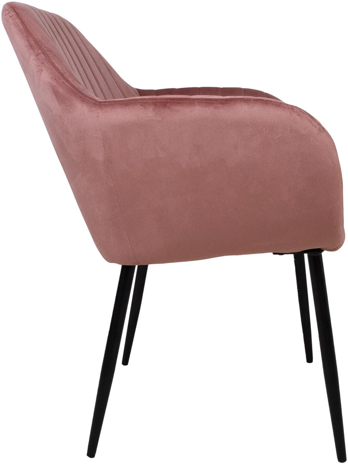 Home4You Velvet Kėdė EVELIN rožinis aksomas