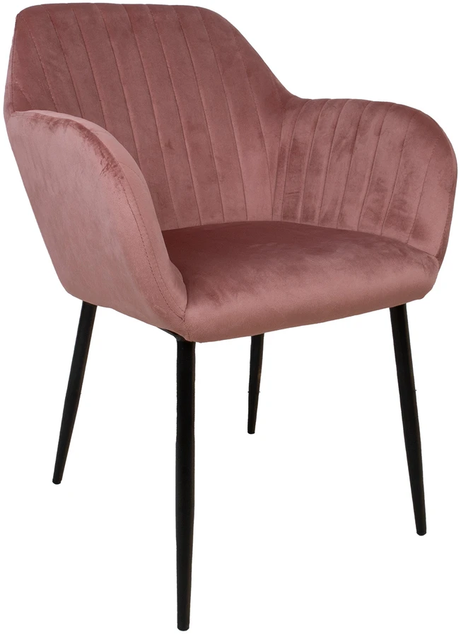 Home4You Velvet Kėdė EVELIN rožinis aksomas