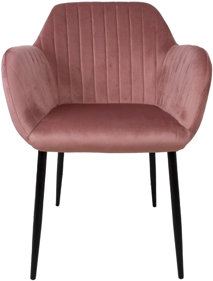 Home4You Velvet Kėdė EVELIN rožinis aksomas