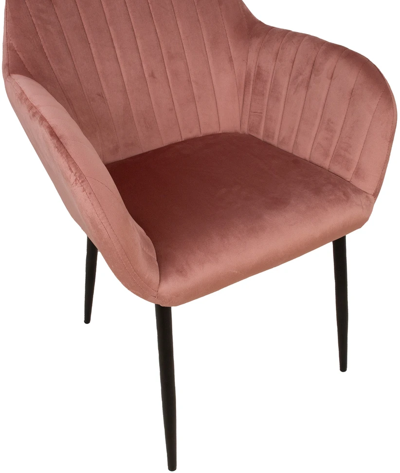 Home4You Velvet Kėdė EVELIN rožinis aksomas