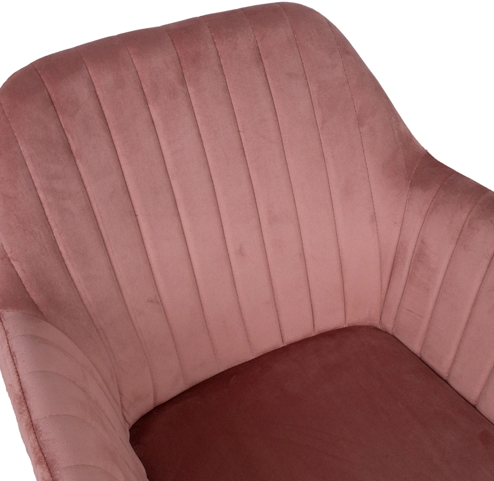 Home4You Velvet Kėdė EVELIN rožinis aksomas