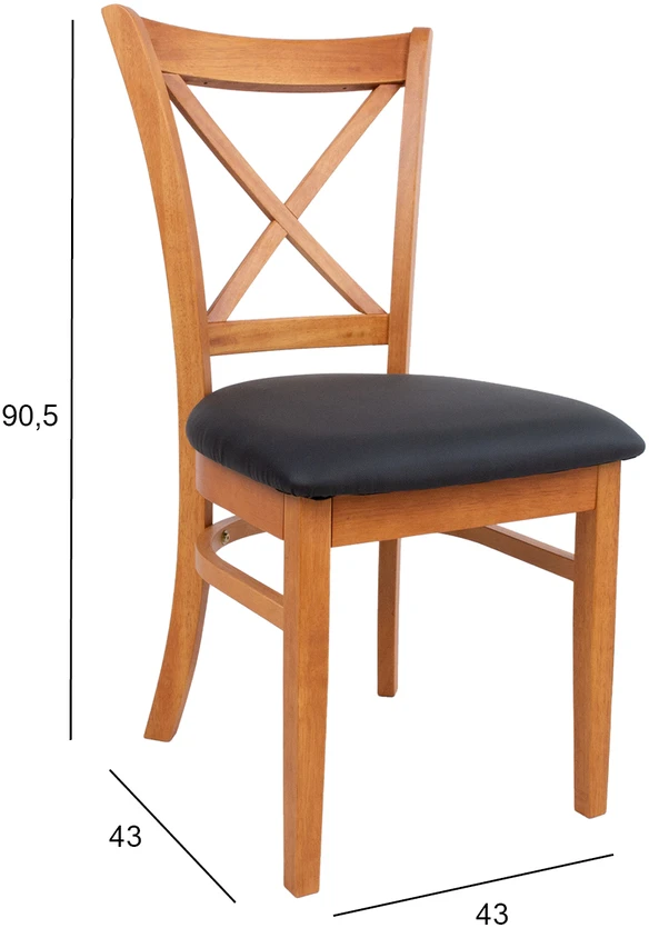 Home4You Chair MIX & MATCH juodas