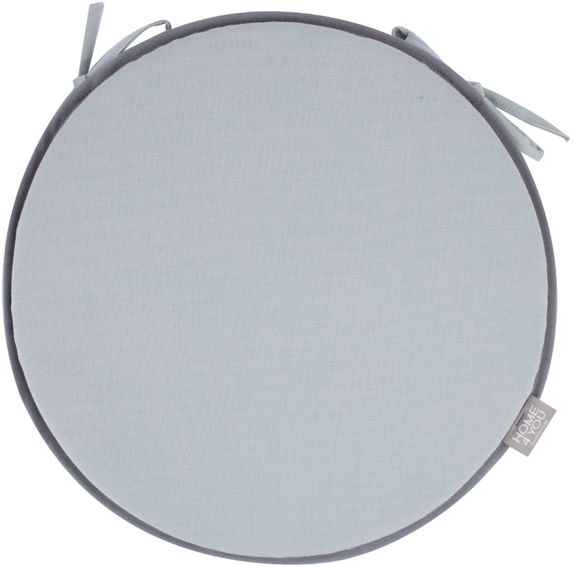Home4You Pagalvėlė kėdei MY COTTON, 39cm, šviesiai pilkos spalvos