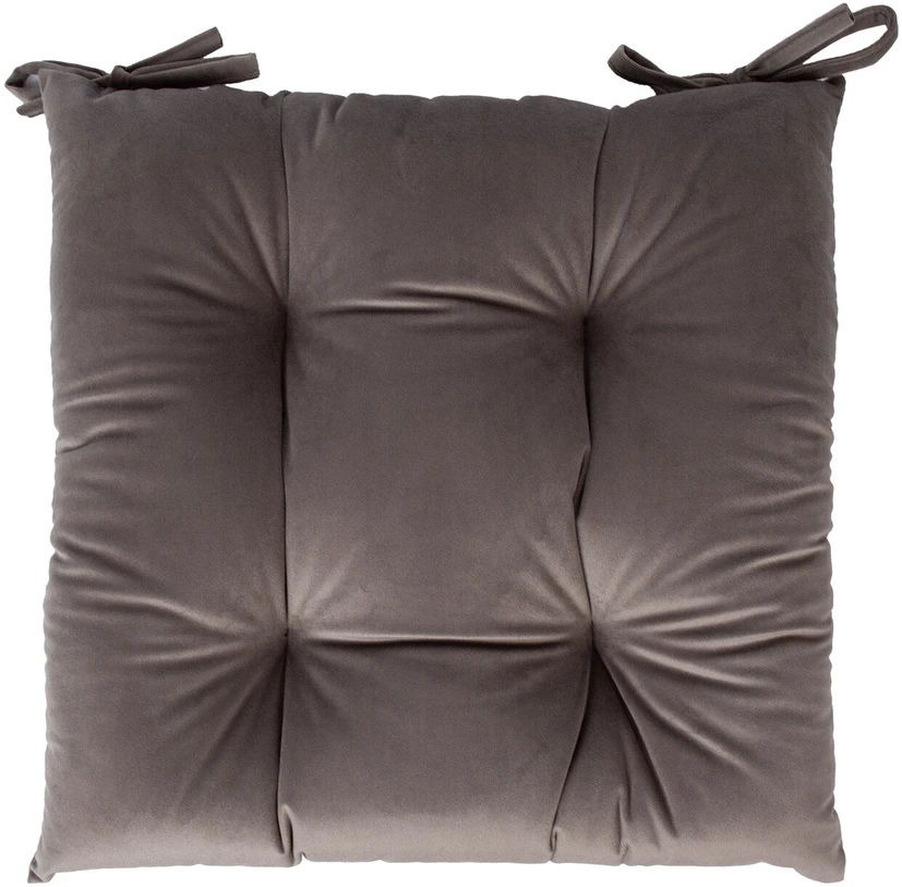 Home4You Pagalvėlė kėdei VELVET NEW 40x40cm, taupe spalvos